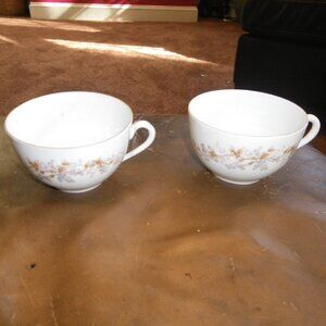 2 Vintage Antique Small China Teacups